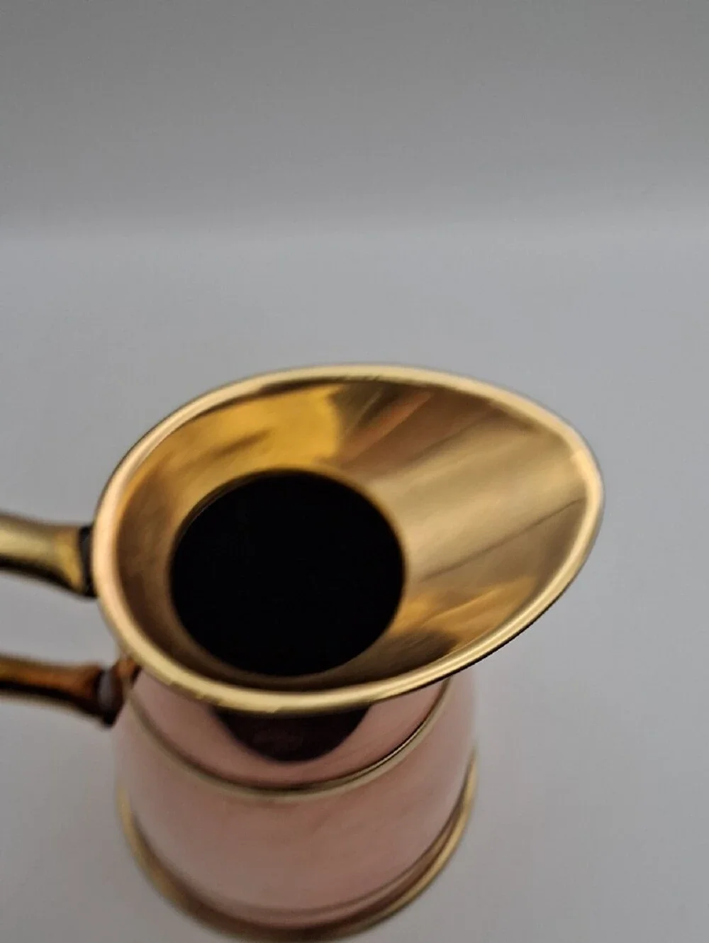 Copper and Brass Pitcher - Polished Copper Decorative Water Jug Peerage Regd
